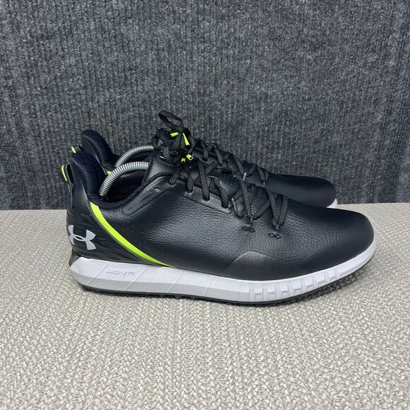NEW Under Armour HOVR Drive SL Leather Golf Shoes Black Mens Sz 11.5 3025071-001 main image 6